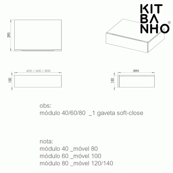 Consola de Casa de Banho Hannover - Image 7