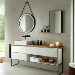 Móvel de Casa de Banho Suspenso Modular - Image 8