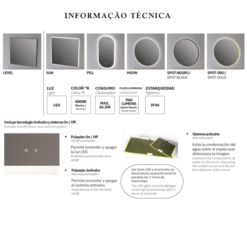 Móvel de Casa de Banho Suspenso Gloow - Image 9