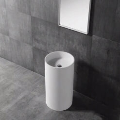 Lavatório Pedestal branco Líjar - Image 2