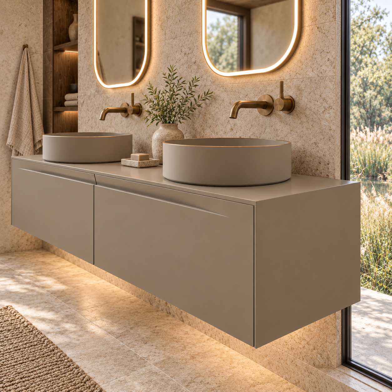 Móvel de Casa de Banho Suspenso Vértice Double - Image 13